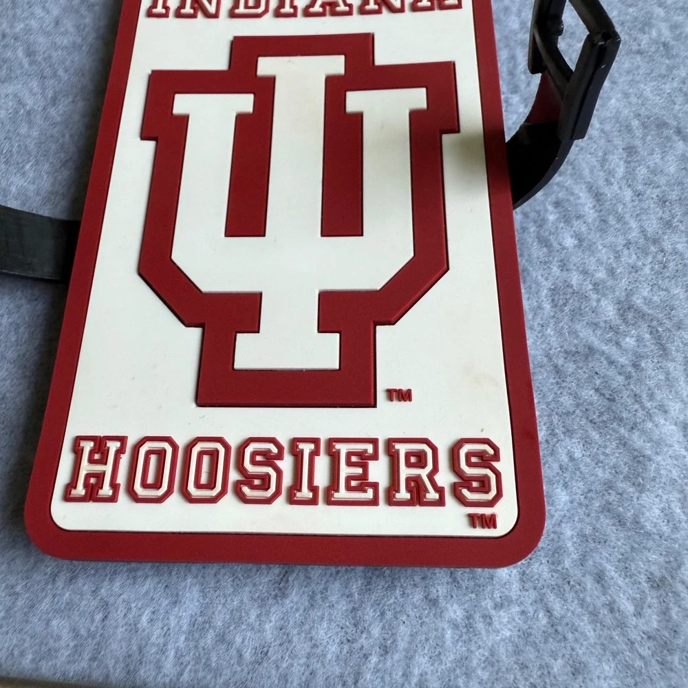 Indiana Hoosiers Luggage Bag Tag NCAA Collegiate Licensed Product Aminco  Travel